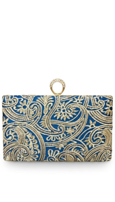 Blue Royalty Clutch
