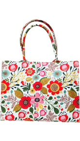 Blossom Breeze Canvas Tote Bag