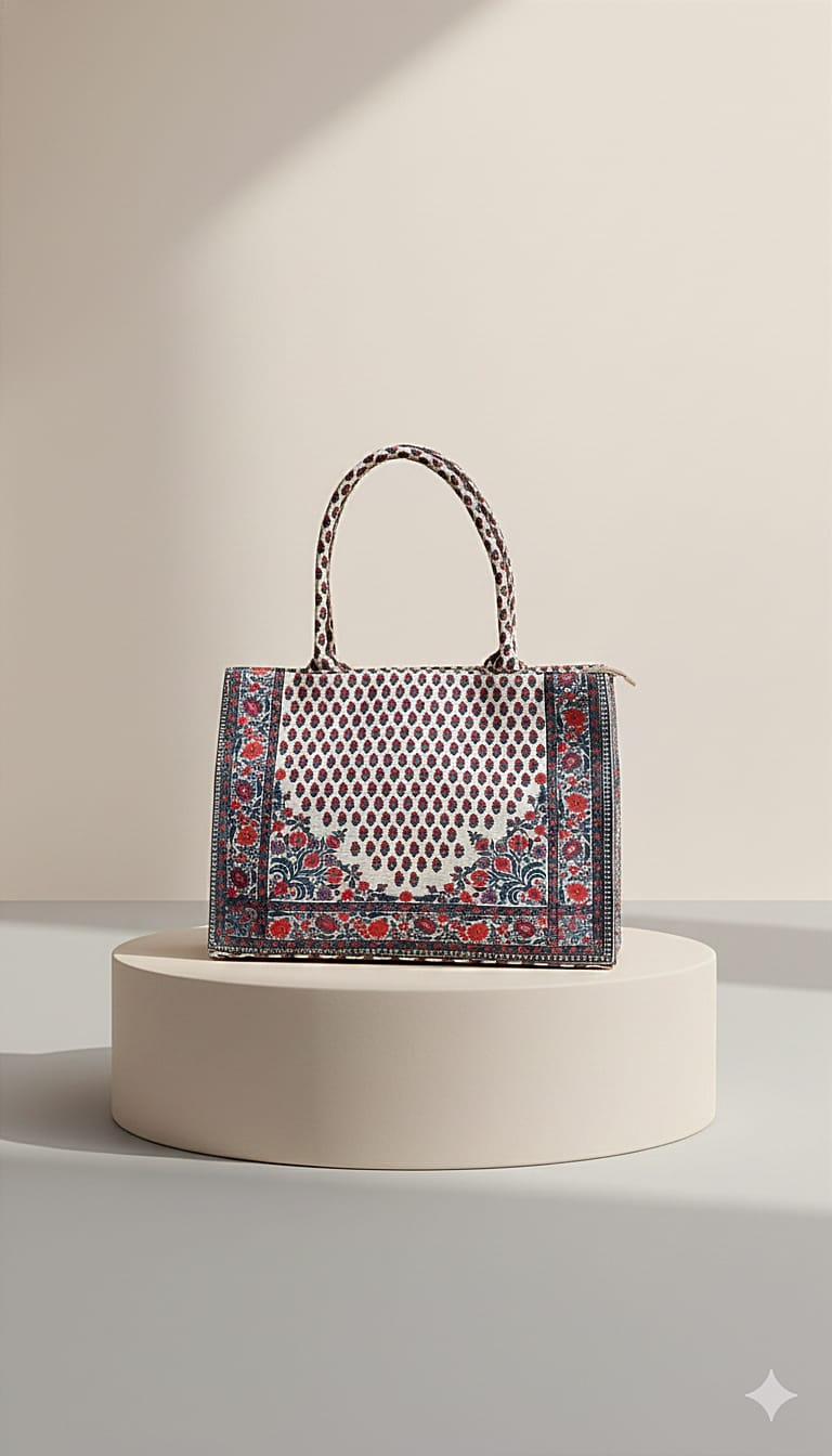 Garden Charm CanvasTote Bag